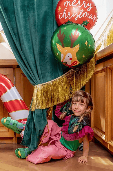 Jule Rensdyr Folieballon 45cm