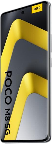 POCO M8 5G älypuhelin 8/256 Gt hopea