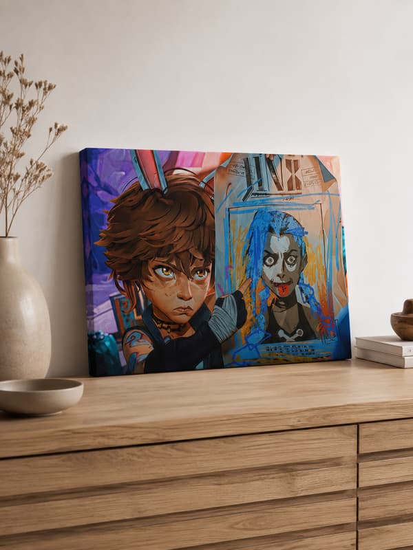 Arcane Isha målning med siffror och ram 50x40 cm