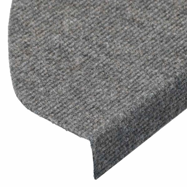 vidaXL selvklæbende trappemåtter 30 stk. grå 65x22,5x3,5 cm