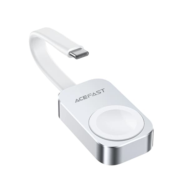 Acefast E21 5W Trådløs Oplader til Apple Watch - Sølv
