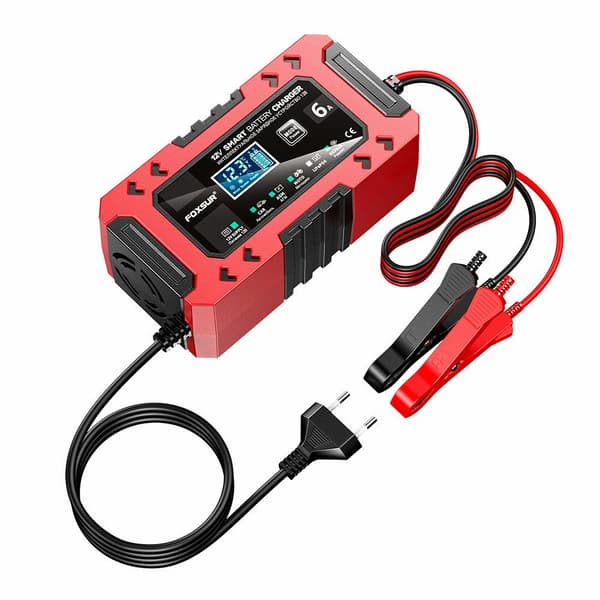EM-LIKRIKTARE FOXSUR 12V 6A LCD