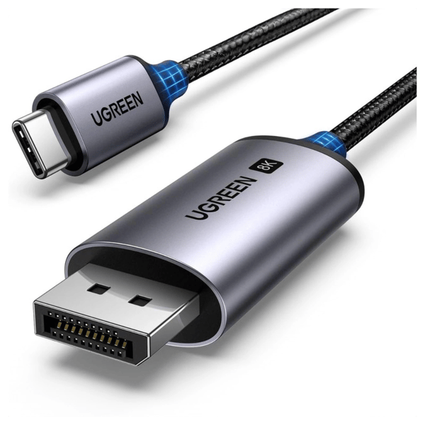 UGREEN CM556 USB-C til DisplayPort 8K-kabel 1 m (sort)