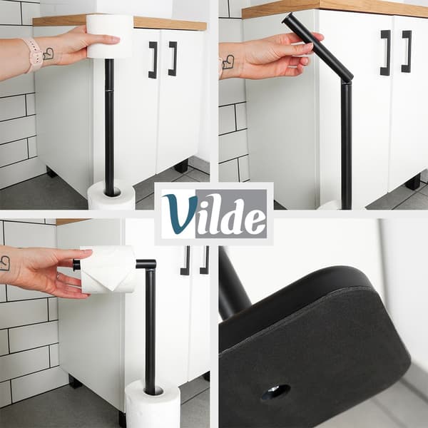 WC-paperin teline musta 56 cm