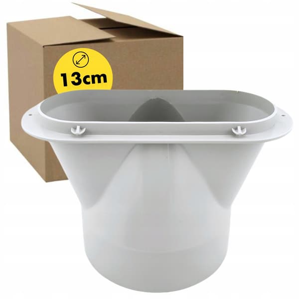 Röradapter för bärbar luftkonditionering - diameter 13 cm, lång