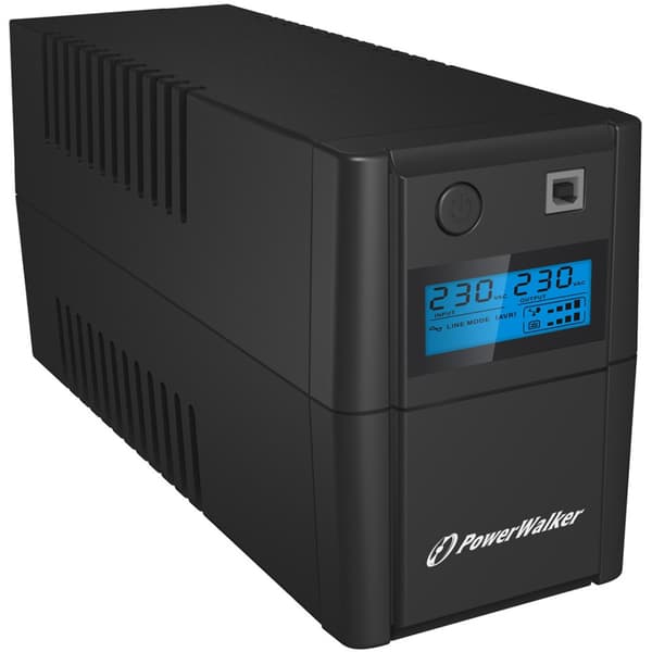 POWER WALKER UPS LINE-INT 850 RJ11 USB LCD nødstrømforsyning