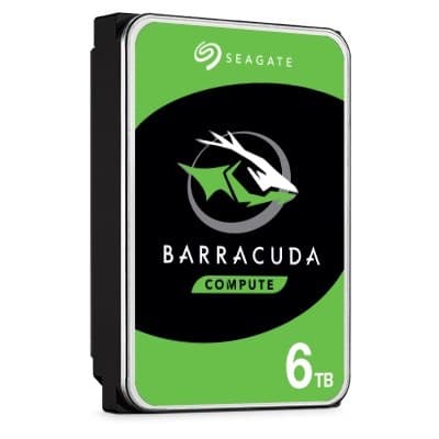 Seagate BarraCuda 6TB 3,5” SATA 7200 RPM harddisk