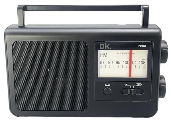 Radio OK. ORF 250 FM Svart