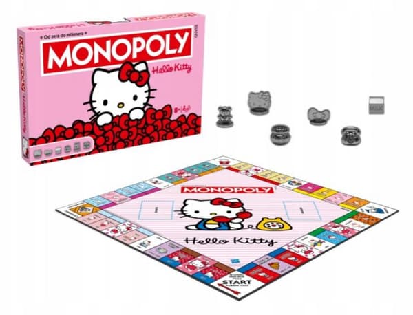 VOITTOLIIKKEET Monopoly Hello Kitty monivärinen lautapeli