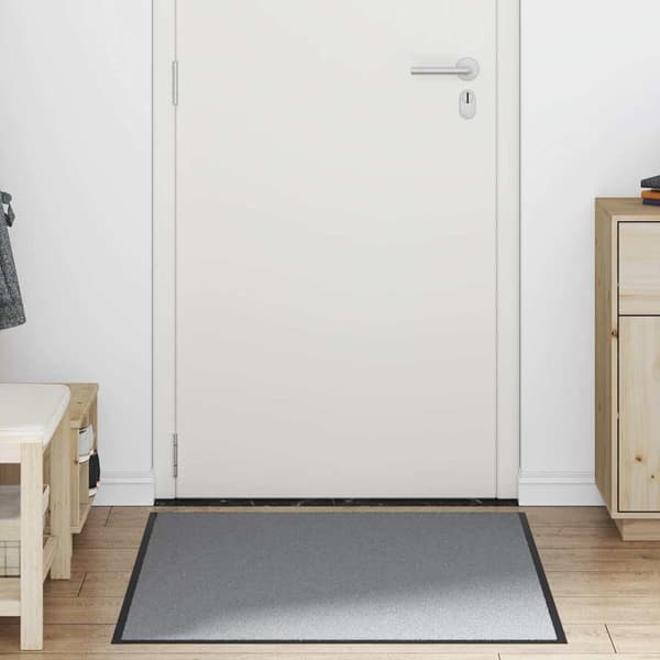 vidaXL Ovimatto Harmaa 90x120 cm