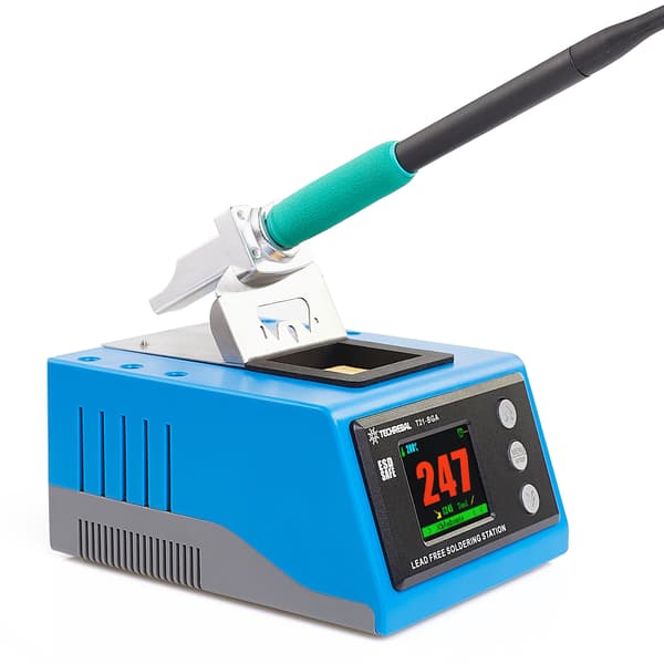 TECHREBAL T21-BGA 180W loddestation med T210-spidser