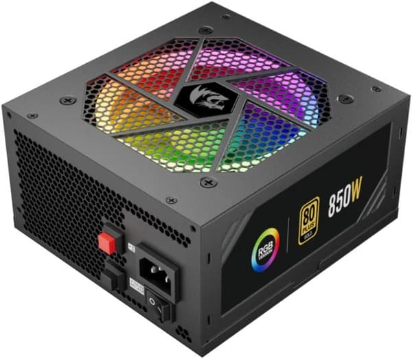 Redragon GC-PS007-1 850W 80 Plus Gold RGB Sort