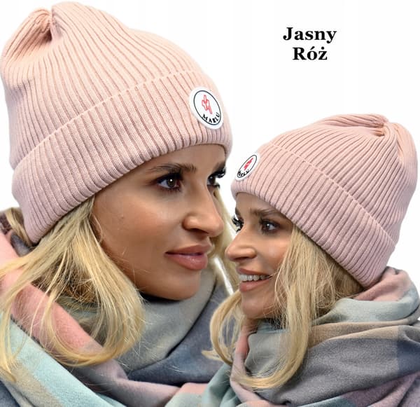 Klassisk bekväm damhatt ljusrosa n1
