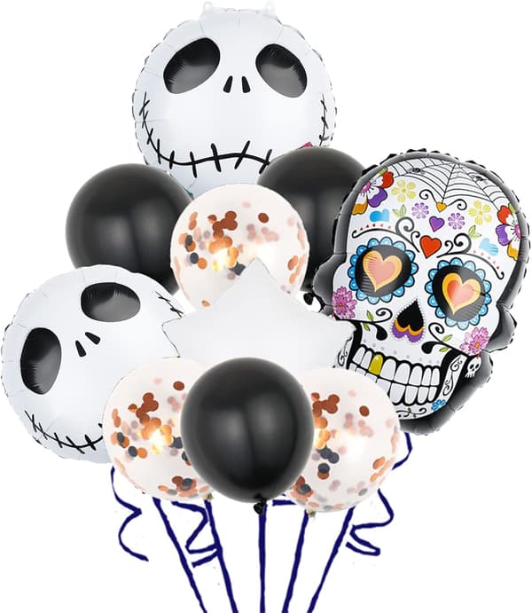 HALLOWEENBALLONGER 28 BITAR FESTDEKORATION