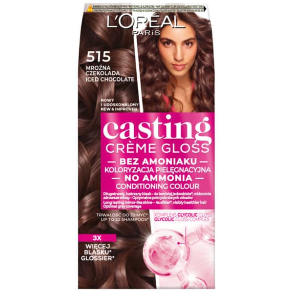 L'oreal Casting Creme Gloss hiusväri 515 Pakkanen suklaa
