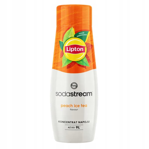 2x Sodastream Lipton iste persiksirap + Mountain Dew Zero