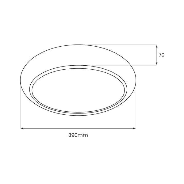LOFTSLAMPE GEA LED SORT MILAGRO ML6394
