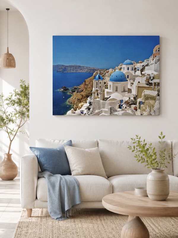 Målning med siffror Magiska Santorini 50x40 cm