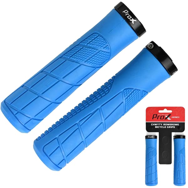 Prox GP-34 Cykelgreb 130mm Twist Styrgreb Blå