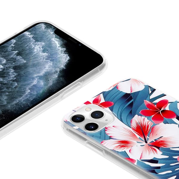 Crong Blomsteretui - iPhone 11 Pro Etui (mønster 03)