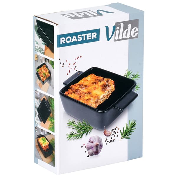Sort keramisk varmebestandig beholder 350 ml