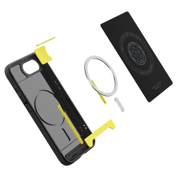 Spigen Rugged Armor Mag MagSafe - iPhone 16e cover (matsort)