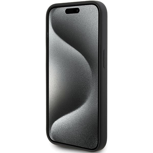 Karl Lagerfeld KLHCP15LSKSBMCK iPhone 15 Pro 6.1 sort/sort hårdt cover silikone Karl Script