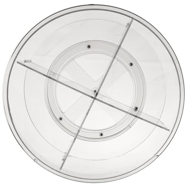 Roterande delad organisatorlåda 30 cm