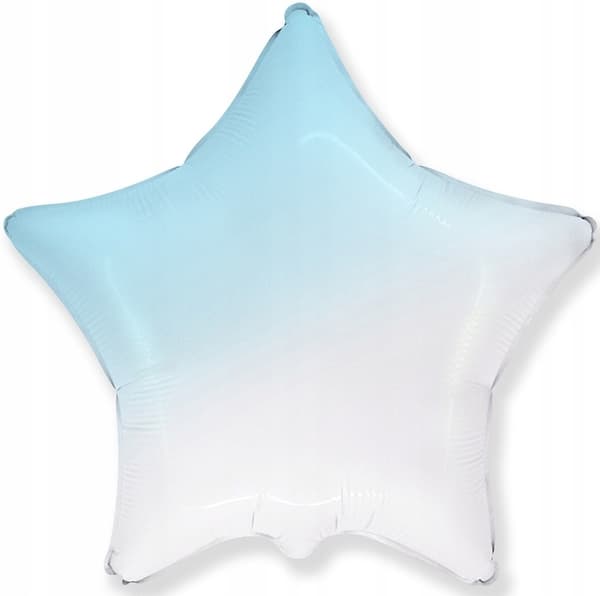 FX Star Gradient -foliopallo 18" valko-sininen