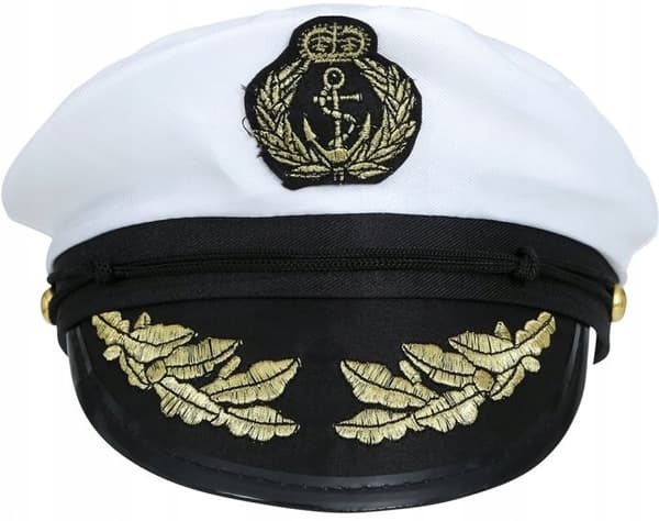 Admiral's Cap Skibskaptajn Sømand Officer Forklædning