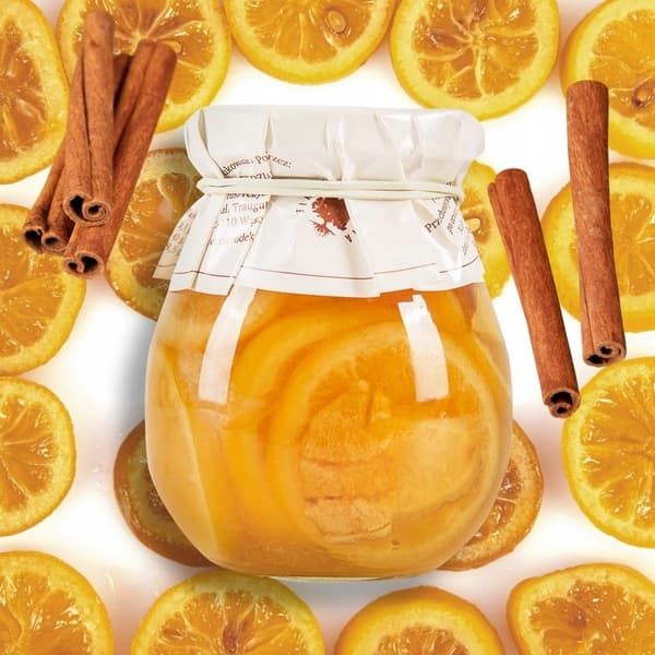 Citroner med kanel till te gåva små citroner