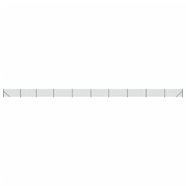 vidaXL nethegn med stolpefødder, grøn, 1,1x25 m