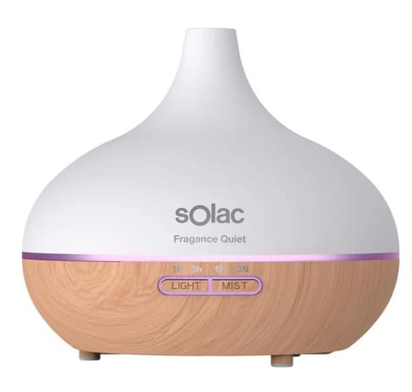 Solac S95401400 luftfugter med duftdiffusor hvid-brun