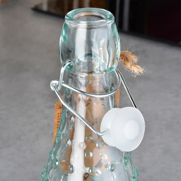 Lasinen pullo klipsillä 500 ml