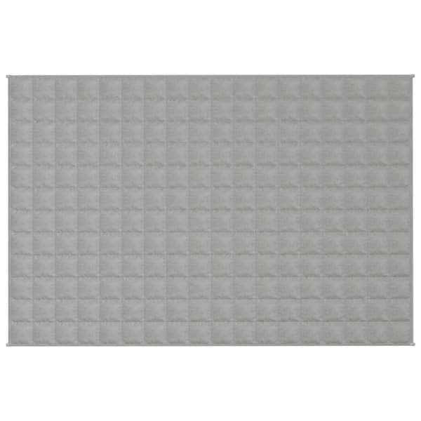 vidaXL Tyngdfilt, Grå, 122x183 cm, 9 kg, Tyg