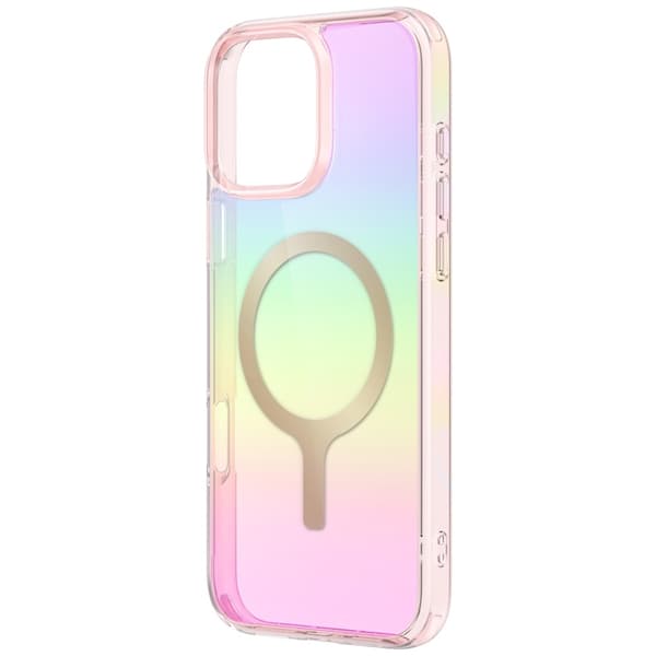 UNIQ iPhone 16 Pro Max -kotelo, Magclick Charging, pinkki prisma