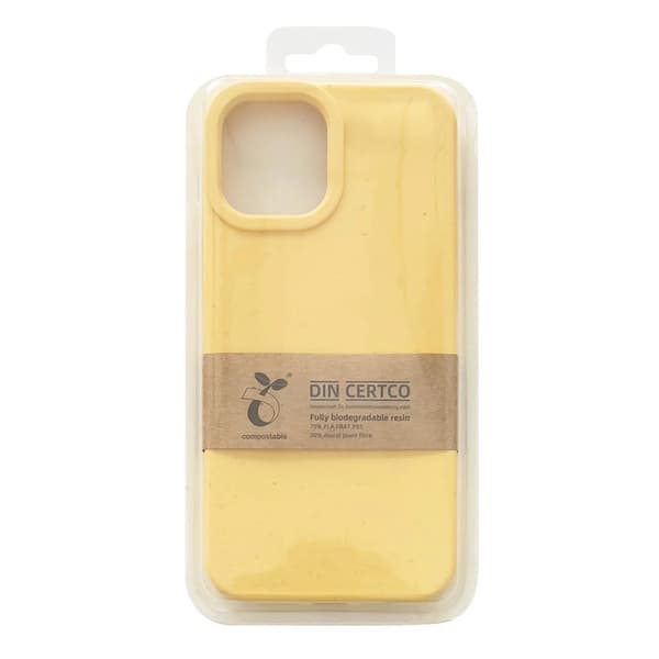 Eco Case iPhone 12 Pro Max Silikonskal Mobilskal Gul