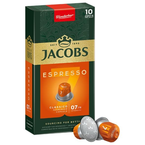 JACOBS ESPRESSO 7 CLASSICO -kapselia 10 annosta