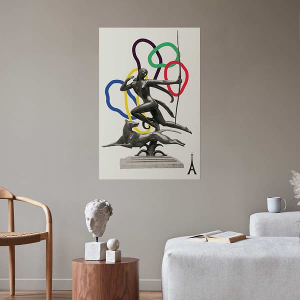 Fototapet - Hvalpe - subtil illustration til børn