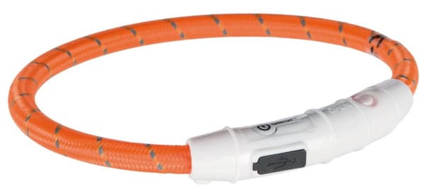 Trixie | USB-flashring Orange - Størrelse M/L 45 cm