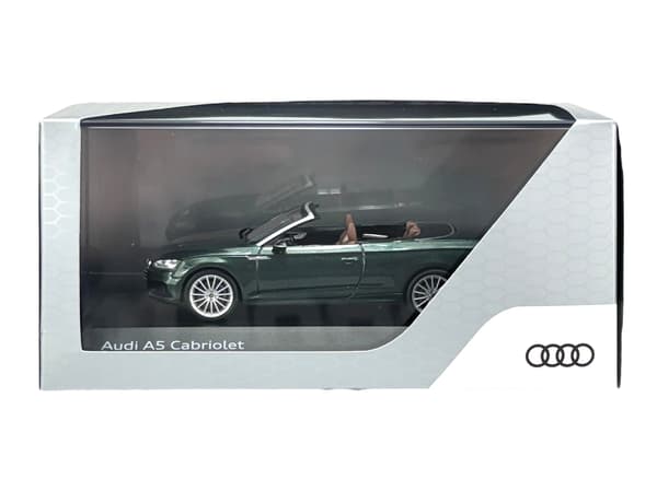FORHANDLERMODEL AUDI A5 CABRIOLET GOTLAND GRØN 1:43 501.17.053.33