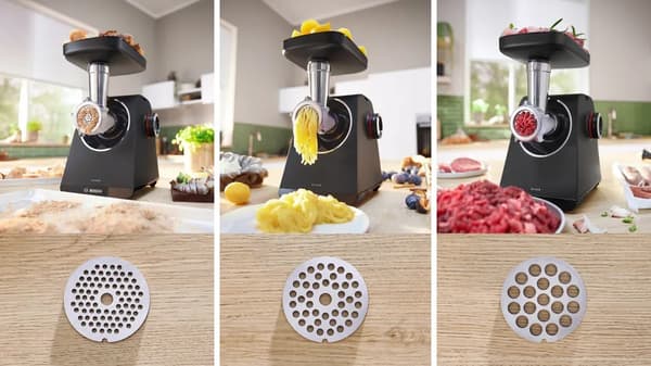 Bosch MFW S430B köttkvarn, kraftfull motor