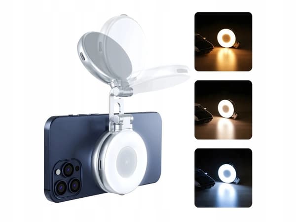 Telesin C03 ringlampe med spejl