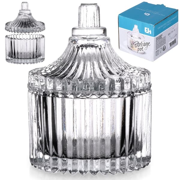 Glas sockerskål 80 ml