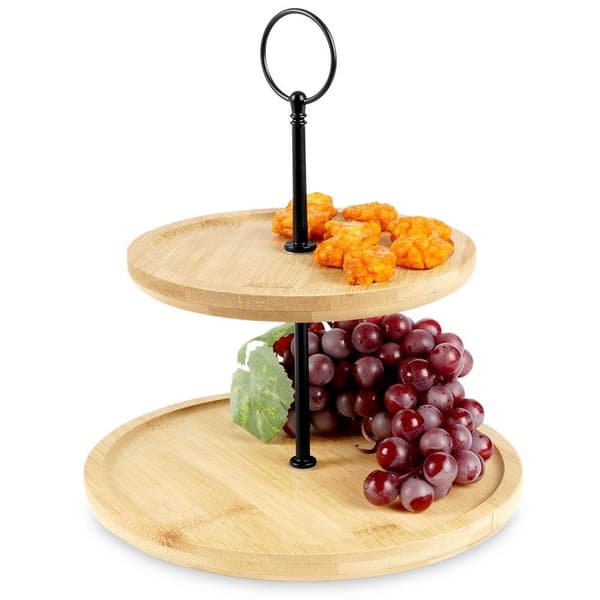 Bambufat, 2 nivåer, 24 cm