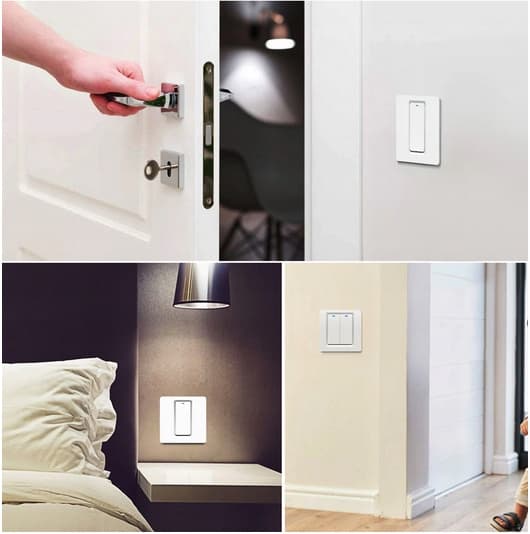 1-kliks lyskontakt. ZigBee TUYA #virker uden N