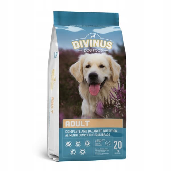 Divinus Adult 20 kg torrfoder för gyllene labradorer