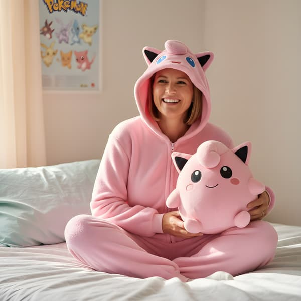 Pokémon Jigglypuff kigurumi-pyjamas, storlek 145-155 cm