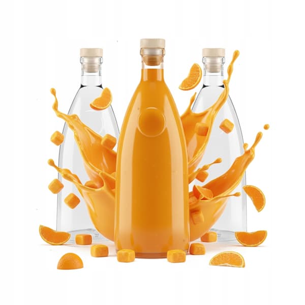 40x Glasflaskor Loft 500 ml För Vin, Likör, Alkohol, Juice 0,5l
