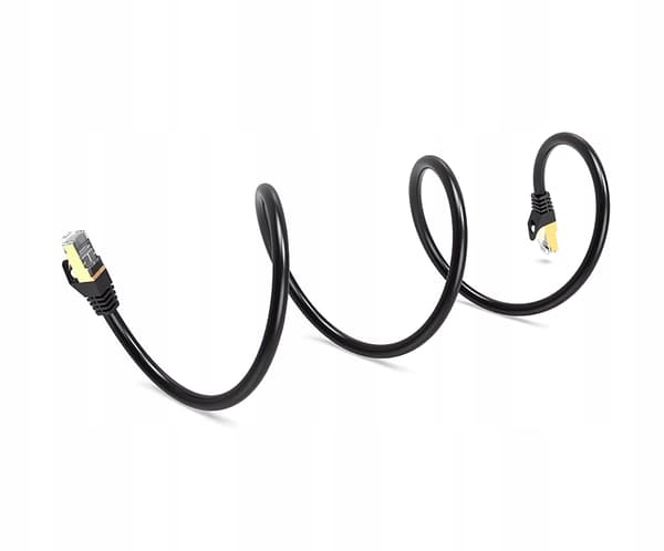 LAN NETVÆRKSKABEL GULD KOBBER + SFTP CAT7 10M Patchkabel RJ45 7 ETHERNET